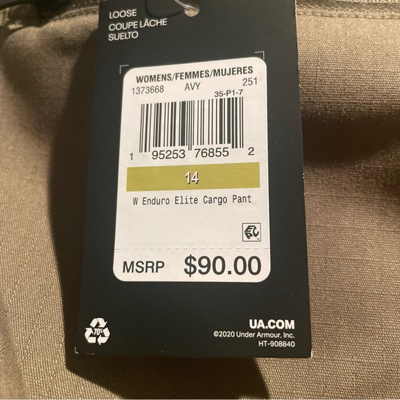 Under Armour 1373668 Women's UA Tactical Enduro Elite Cargo Pocket Duty Pants - Picture 4 of 14